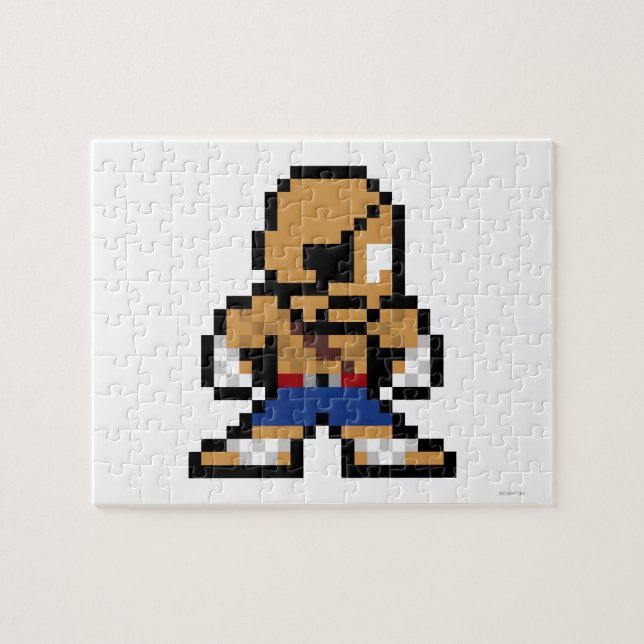 8-Bit Sagat Jigsaw Puzzle (Horizontal)