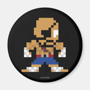 8-Bit Sagat Magnet