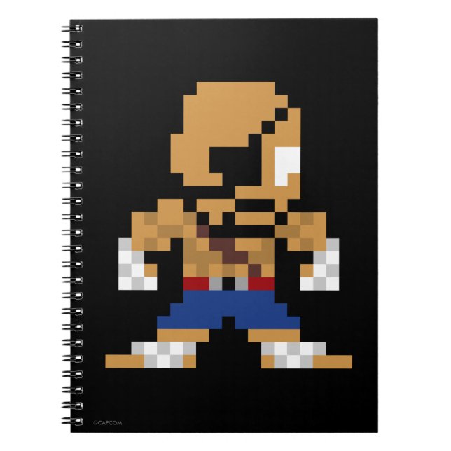 8-Bit Sagat Notebook (Front)