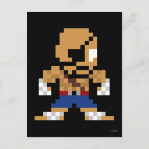 8-Bit Sagat Postcard