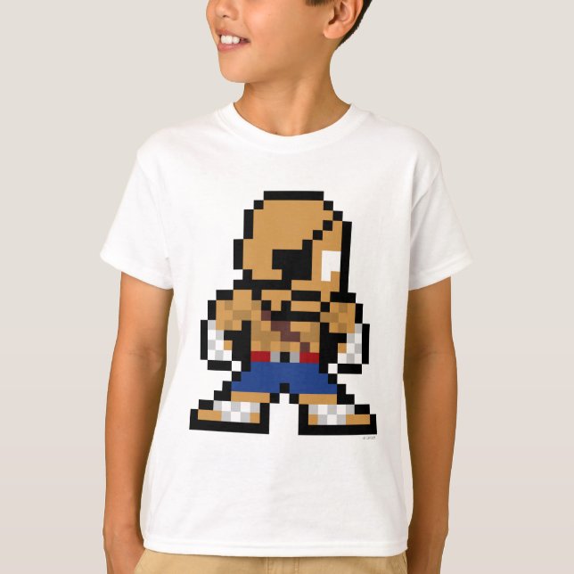 8-Bit Sagat T-Shirt (Front)
