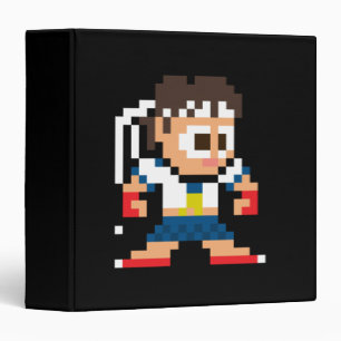 8-Bit Sakura 3 Ring Binder