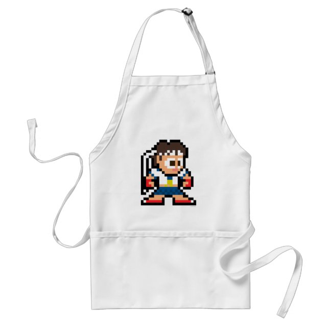 8-Bit Sakura Adult Apron (Front)