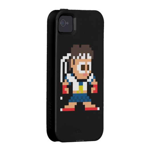 8-Bit Sakura Case-Mate iPhone Case (Back/Right)