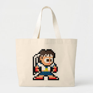 8-Bit Sakura Large Tote Bag