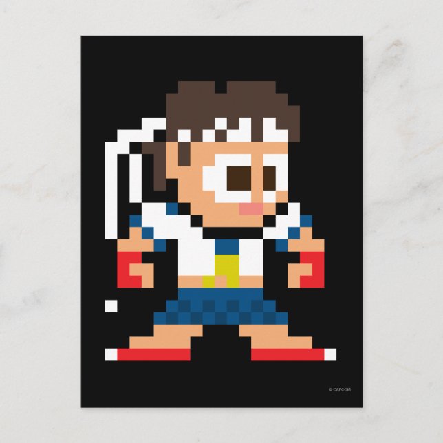 8-Bit Sakura Postcard (Front)