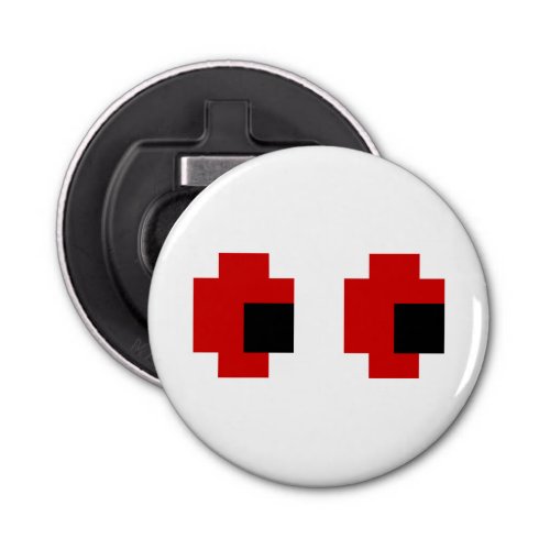 8 Bit Spooky Red Eyes Bottle Opener