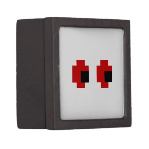 8 Bit Spooky Red Eyes Jewelry Box