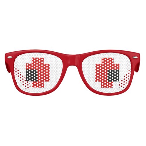 8 Bit Spooky Red Eyes Kids Sunglasses