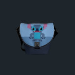 8-Bit Stitch Courier Bag<br><div class="desc">Disney Fast Fashion | Lilo and Stitch | This is a cute 8-bit graphic version of the lovable Experiment 626, also known as Stitch!</div>