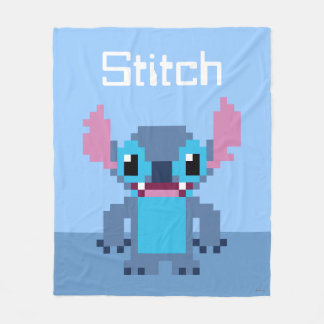 8-Bit Stitch Fleece Blanket