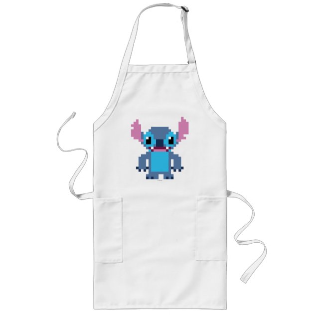 8-Bit Stitch Long Apron (Front)