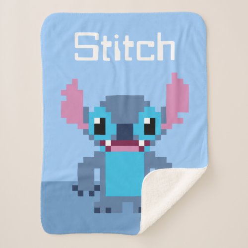 8_Bit Stitch Sherpa Blanket