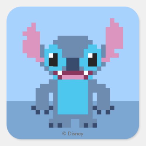 8_Bit Stitch Square Sticker