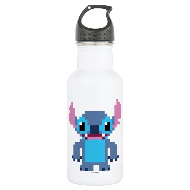 8-Bit Stitch Stainless Steel Water Bottle (Front)