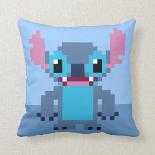 8-Bit Stitch Throw Pillow