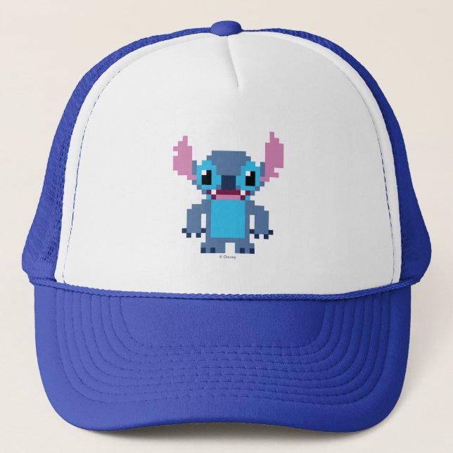 8-Bit Stitch Trucker Hat (Front)