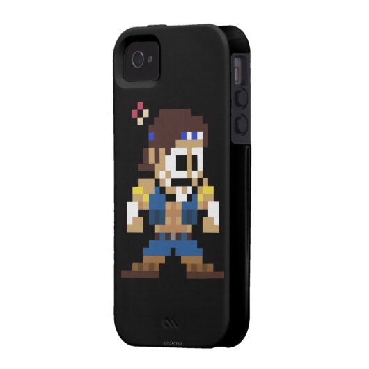8-Bit T. Hawk Case-Mate iPhone Case (Back Left)
