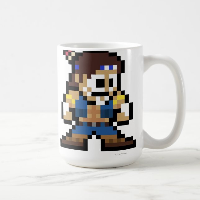 8-Bit T. Hawk Coffee Mug (Right)
