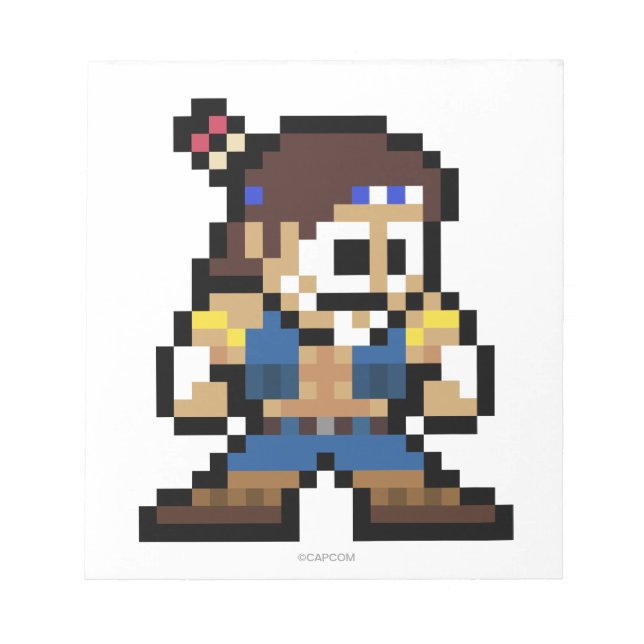 8-Bit T. Hawk Notepad (Front)
