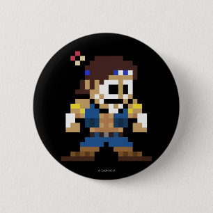 8-Bit T. Hawk Pinback Button