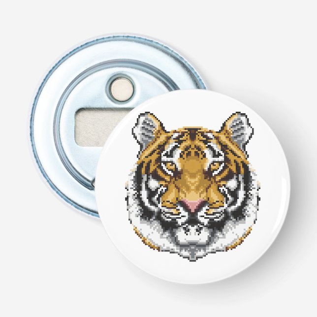 8 Bit Tiger Bottle Opener (Front)