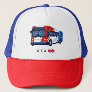 8-bit TRAX Train Trucker Hat
