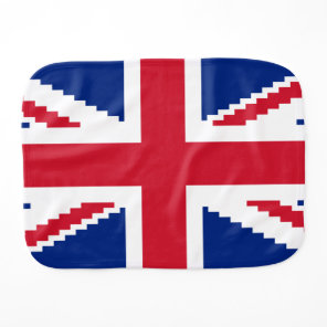 8 Bit Union Pixel Jack Burp Cloth