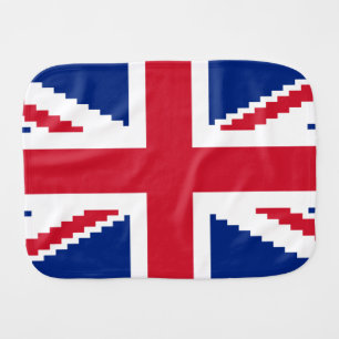 8 Bit Union Pixel Jack Burp Cloth