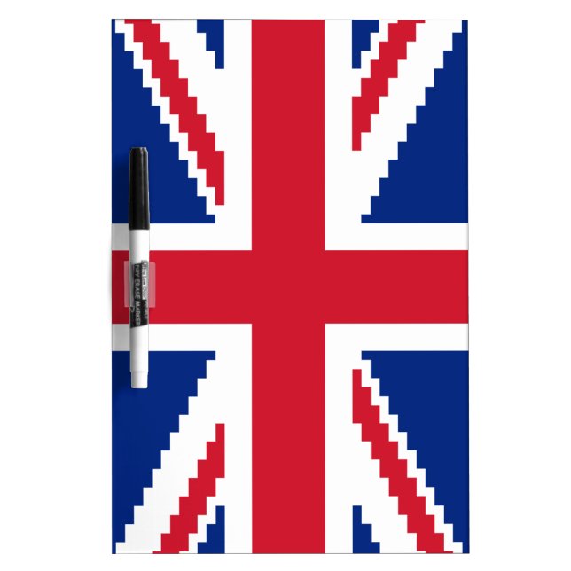 8 Bit Union Pixel Jack Dry-Erase Board (Front)