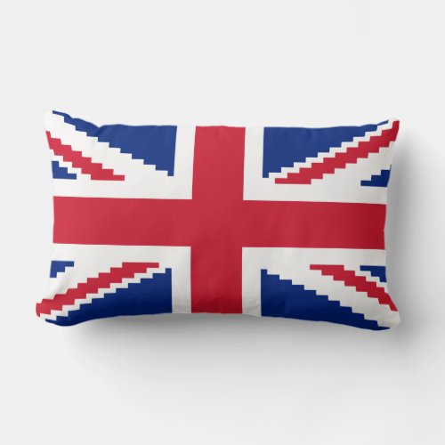 8 Bit Union Pixel Jack Lumbar Pillow