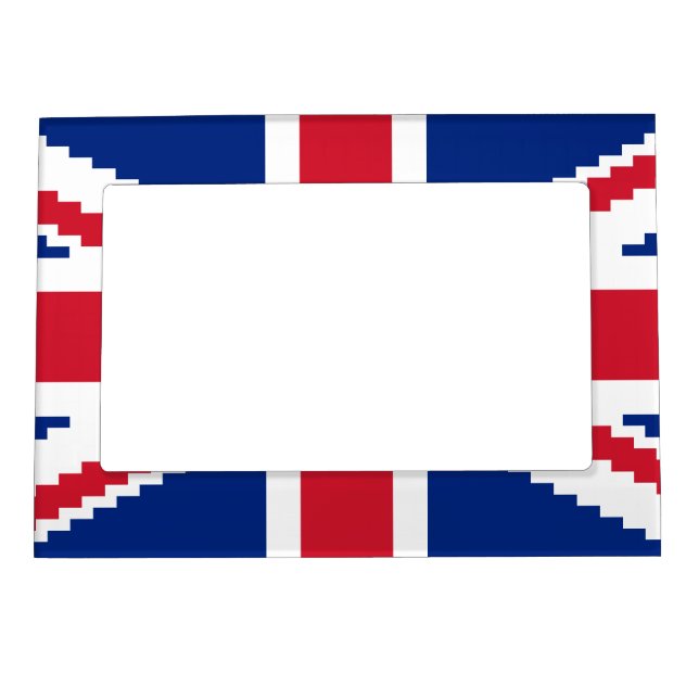 8 Bit Union Pixel Jack Magnetic Photo Frame (Front)