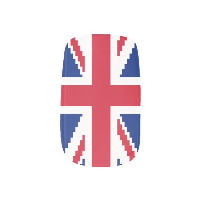 8 Bit Union Pixel Jack Minx Nail Wraps (Left Thumb)