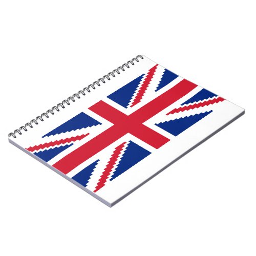 8 Bit Union Pixel Jack Notebook
