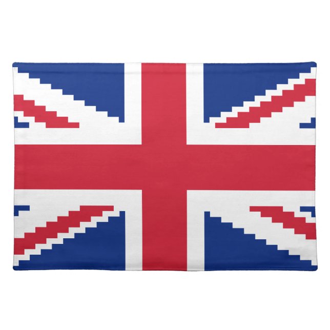 8 Bit Union Pixel Jack Placemat (Front)