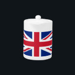 8 Bit Union Pixel Jack Teapot<br><div class="desc">Union Pixel Jack UK Flag Vintage 8 Bit Pixel Art.

Globe Trotters specialises in idiosyncratic imagery from around the globe. Here you will find unique Greeting Cards,  Postcards,  Posters,  Mousepads and more.</div>
