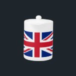 8 Bit Union Pixel Jack Teapot<br><div class="desc">Union Pixel Jack UK Flag Vintage 8 Bit Pixel Art.

Globe Trotters specialises in idiosyncratic imagery from around the globe. Here you will find unique Greeting Cards,  Postcards,  Posters,  Mousepads and more.</div>