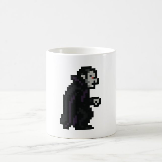 8-bit Vampire Coffee Mug (Center)
