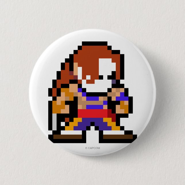 8-Bit Vega Button (Front)