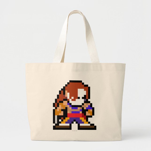8-Bit Vega Large Tote Bag (Front)