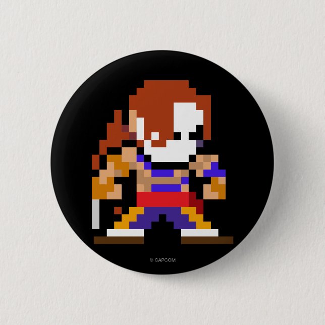 8-Bit Vega Pinback Button (Front)