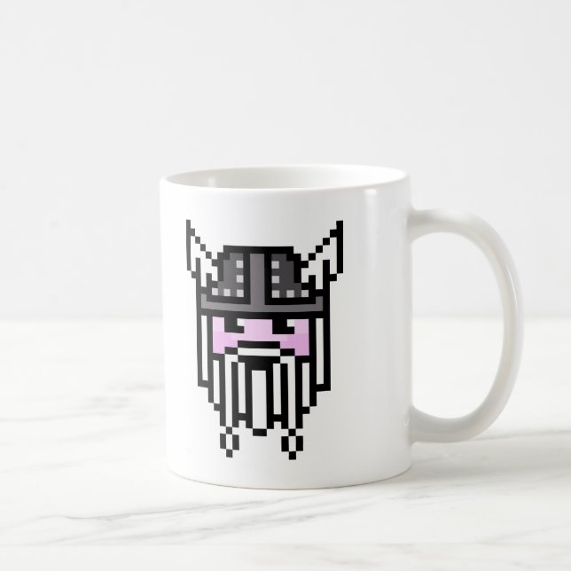 8 Bit Viking Coffee Mug (Right)