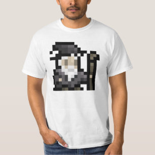 8-Bit Wizard 16x16 Sprite Pixel Art T-Shirt