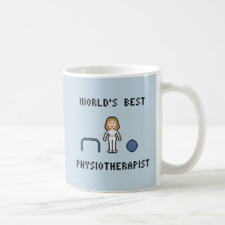 8 Bit World's Best Physiotherapist Mug
