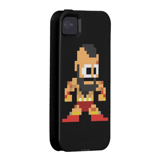 8-Bit Zangief Case-Mate iPhone Case (Back/Right)