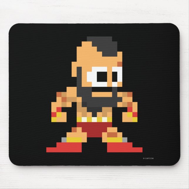 8-Bit Zangief Mouse Pad (Front)