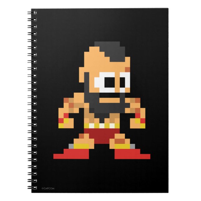 8-Bit Zangief Notebook (Front)