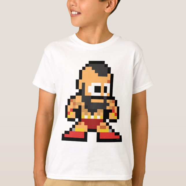 8-Bit Zangief T-Shirt (Front)