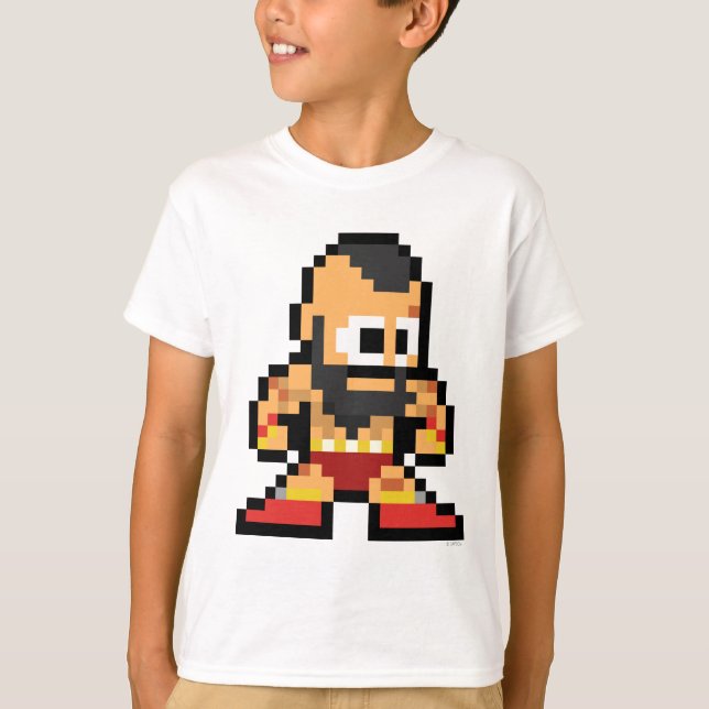 8-Bit Zangief T-Shirt (Front)