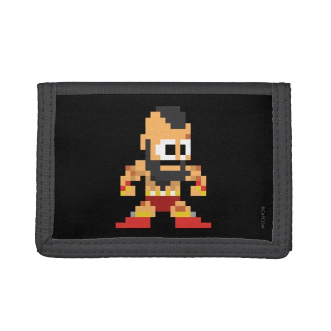 8-Bit Zangief Tri-fold Wallet (Front)